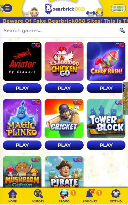 Sports Betting on the Bearbrick888 App